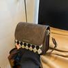 Este ano, a bolsa pequena super popular feminina, primavera e verão 2025, cor sólida, nova moda, textura de alta qualidade, bolsa de ombro mensageiro