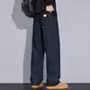 Calça Jeans Longa Original Não Desbota para Homens, Design da Marca Americana High Street Fashion Outono e Inverno 2026, Jeans Reto Solto