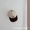 Gorra con visera de colores combinados personalizada estilo coreano para niños, otoño e invierno, niños y niñas, moda para bebés, gorra de béisbol con visera solar de gofres con letras