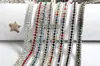 Cadena de Pedrería Soldada de Tres Filas 8+16+8 Cadena de Pedrería Densa Electroplateada Cadena de Pedrería Versátil Accesorios para Joyería DIY