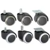 Rodízios para cadeira de escritório de fábrica, roda universal para cadeira de escritório, rodízios para cadeira de classe grande, rodízios de móveis PU