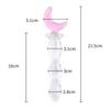 Brinquedos sexuais femininos masturbação vara SM plugue anal massagem vaginal vara de volta tribunal brinquedo cristal vidro pênis cabelo