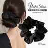 Pañuelo Cuadrado de Tela Estilo Coreano, Lazo para el Cabello de Encaje Hueco Estilo Mori Dulce, Accesorio para el Cabello de Alta Gama, Cola de Caballo Estilo Francés