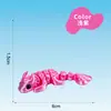 Impressão 3D de Vários Animais Pequenos com Articulações Móveis, Pequenos Enfeites, Pequenos Modelos de Brinquedo para Crianças Desestressarem