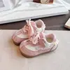 Zapatillas de Entrenamiento Alemanas con Lazo para Niñas, Nuevas Primavera y Otoño 2026, Zapatillas de Suela Suave con Velcro para Niñas Jóvenes