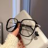 Artefacto de astigmatismo grado ojos sin maquillaje miopía montura de moda puede ser cuadrada cara redonda cambio de color cielo estrellado purpurina gafas mujer