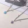 Japonês e coreano moda preto e branco xadrez coração colar ins moda feminina personalizado pêssego coração pingente de metal cadeia camisola cadeia