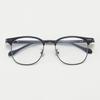 00249 Montura coreana TR90 para gafas de miopía de cejas para mujer, moderna, retro, para estudiantes, cuadrada, montura de espejo, luz plana, grado ajustable