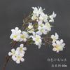 10 flores artificiales blancas para decoración de bodas, material floral, camino de boda, arco de flores, arreglo floral, ramo de techo
