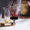 Estilo Europeo Entrada Lujo Vidrio Patrón Vertical Línea de Cintura Dorada Copa de Cáliz Copa de Champaña Copa de Cóctel Copa de Vino Traje de Vino