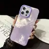 Funda para Teléfono Móvil IMD con Patrón de Papel de Estaño y Marco de Color Adecuada para iPhone15PROMAX Tendencia 14 Personalidad 12 Agujero Grande 11