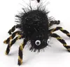 Halloween aranha simulação decoração gato de pelúcia aranha brinquedo simulação aranha paródia truque brinquedos atacado