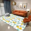 Nueva Alfombra de Piso Sala de Estar Dormitorio Lujo Ligero Alta Calidad Simple Cobertura Total Sofá Alfombra de Piso Grande Mesa de Café Limpiable Alfombra de Mesita de Noche