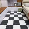 Alfombra de Piso Empalmada de Color Sólido Simple Transfronteriza Venta al por Mayor Transfronteriza Alfombra para Gatear de Bebé Alfombra de Piso Doméstica de Cobertura Total Resistente a Manchas