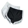 Pantalones Cortos de Encaje de Seguridad Antideslumbrantes para Mujer Verano JK Color Sólido Ajustados de Seguro Estudiantes Base Interior Delgados