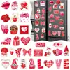 Bestseller transfronterizo decoración del Día de San Valentín imanes para refrigerador imanes para puerta de garaje decoración magnética navideña para el hogar ambiente de fiesta