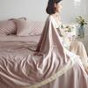 Light Luxury 80 Austrian Lanjing Tencel Summer Cool Quilt Ar Condicionado Único Duplo Estudante Verão Colcha Fina Conjunto de Quatro Peças
