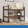 Rack de armazenamento de mesa Estante de mesa Armazenamento de mesa multicamadas Prateleira em camadas Dormitório de estudantes Cosméticos Escritório