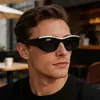 Gafas de Sol Estilo Ojo de Gato Europeas y Americanas para Hombres y Mujeres, Montura Pequeña Personalizada, Patillas Anchas, Gafas de Sol con Protección UV, Tendencia Marca Grande, Transfronterizo