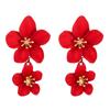 Nova Chegada Brincos Versáteis Estilo Coreano Geométricos de Flor Brincos Femininos Moda Ins Brincos Europeus e Americanos Joias brincos