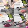 Cortador de Legumes Multifuncional Transfronteiriço, Cortador em Cubos de Batata, Ralador, Fatiador Doméstico, Ralador de Cozinha