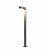 Luminária de jardim LED externa, iluminação minimalista moderna, luz de paisagismo para parques, áreas cênicas, vilas Luminária de rua de 3m movida a energia solar de 7 caracteres