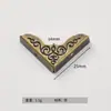 Bolsa de Bateo Triángulo de Esquina Piezas de Bolsa Brocado Caja Código de Esquina Decorativo Pegatina de Esquina Hierro Esquina Caja de Madera Caja de Regalo Accesorios para Bolsa de Ferretería