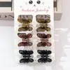 Pinza Pequeña de Mariposa Hueca Paquete de 6 tamaño pequeño Pinza para el Cabello Color Pinza para Flequillo Pinza para el Cabello Accesorios para la Cabeza de Mujer Accesorios para el Cabello Transfronterizos