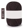 Hilo de Algodón Coreano de Leche de 4 Hebras, Lana Media, Bola de Hilo de Grosor Medio para Muñecas Hechas a Mano, Hilo para Crochet, Bola de Hilo Tejida a Mano