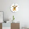 Garfield Pânico Personalidade Criativa Europeia Moderno Simples Quarto Sala de Jantar Relógio de Quartzo Relógio de Parede Ponto