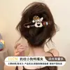 Pinza para el cabello de flor de acetato estilo coreano para mujer, adecuada para recogidos en la parte trasera de la cabeza, accesorio para el cabello con pinza de pico de pato no dolorosa