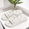 Pantuflas de Baño para Hombre, Verano Interior Hogar Eva Huecas Transpirables de Secado Rápido Antideslizantes Sandalias para Mujer, Verano