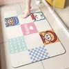 Tapete de Piso de Cocina de Tierra de Diatomeas Dopamina, Antideslizante, Absorbente de Aceite, Tapete Absorbente de Agua, Felpudo Resistente a la Suciedad, Impermeable, Alfombra sin Lavado