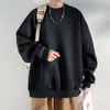 Sudadera Jacquard de Letras de Moda 2026 para Hombre con Diseño en Relieve, Top para Primavera y Otoño, Corte Holgado Versátil, Talla Grande, Chaqueta de Cuello Redondo