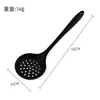 Sartén Antiadherente Integrada de Silicona para Vallas Colador de Silicona Filtro de Aceite para Olla Caliente Cuchara para Pescado y Fideos Suministros de Cocina para Cocinar Colador Grande