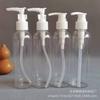 Botella de Plástico PET Redonda con Hombro de 200ML con Bomba Dispensadora de Loción Tipo Pico de Pato Botella Dispensadora de Loción para Champú