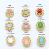 Acessórios Dourado Areia Acessórios para Joias DIY Zircônia Incrustada Dourada Antiga Pulseira de Contas Incrustadas Pulseira Material para Miçangas Trançadas
