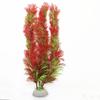 Decoración de acuario de fábrica plantas acuáticas de plástico simulación plantas acuáticas pecera paisaje planta de simulación 30cm verde hierba pequeña de terciopelo