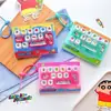 Llavero Original de Teclado de 14 Teclas Inclinado de Crayon Shin-chan Juguete Creativo de Descompresión para Niños Colgante Regalo Venta al por Mayor