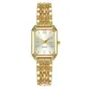 Set de Regalo de 5 Piezas para Mujer de Venta Caliente Transfronteriza: Reloj de Cuarzo Incrustado con Diamantes, Collar, Anillo, Aretes