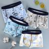 Roupa íntima de algodão infantil transfronteiriça, Cuecas boxer para meninos, Meninos de algodão, Cuecas boxer para crianças de porte médio e grande, Espessas para outono e inverno