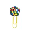 Pac-Man Dibujo Animado de PVC Coloridos Clips de Papel Grandes Suministros de Oficina Separadores de Página Lindos Marcadores de Libros Clips de Papel Creativos