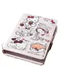 Álbum de Almacenamiento de Tarjetas Pequeñas de Alto Valor, Mismo Estilo que el Libro Rojo, Álbum de Tarjetas de Hojas Sueltas A5 de Cuero Sintético Kt Cat Sushi