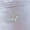 Joyería Simple de Moda Estilo Elegante Retro de Gama Alta Súper Hada Diseño de Nicho Collar Sansheng III de Gama Alta