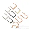 Venta directa del fabricante: Etiquetas de Cadena con Broche de Langosta de Aleación de Zinc, Etiquetas para Ropa Fundidas a Presión Electroplateadas, Etiquetas Pintadas con Logo Personalizable, Etiquetas de Cadena Colgante para Collar
