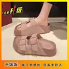 Sandálias e Chinelos de Praia Casuais com Solado Grosso e Macio Estilo Preguiçoso Celeb da Internet Super Quente Chinelos Birkenstock Retrô para Mulheres Novo Estilo Verão 2025