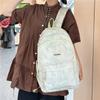 Nova Mochila Casual Elegante, Fresca, Leve, de Grande Capacidade, Moderna e Descolada para Alunos do Ensino Fundamental II e Médio, Bolsa de Mão Doce