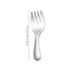 Cuchara pequeña redonda de acero inoxidable 304 con mango corto, cuchara para sopa, cuchara para helado, cuchara para postre, tenedor estilo cuchara de té, cuchara para bebé, vajilla para niños.