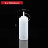 Garrafa de Plástico de Grau Alimentício para Molho Doméstica para Tomate Salada Garrafa Squeeze Garrafa Macia Subembalagem Garrafa Squeeze Pontiaguda para Molho Comercial