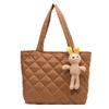 Bolsa de Tela de Nylon para Mujer, Gran Capacidad, Nuevo Bolso de Hombro Otoño 2026, Bolso Tote Acolchado de Alta Gama para Viajes Diarios
